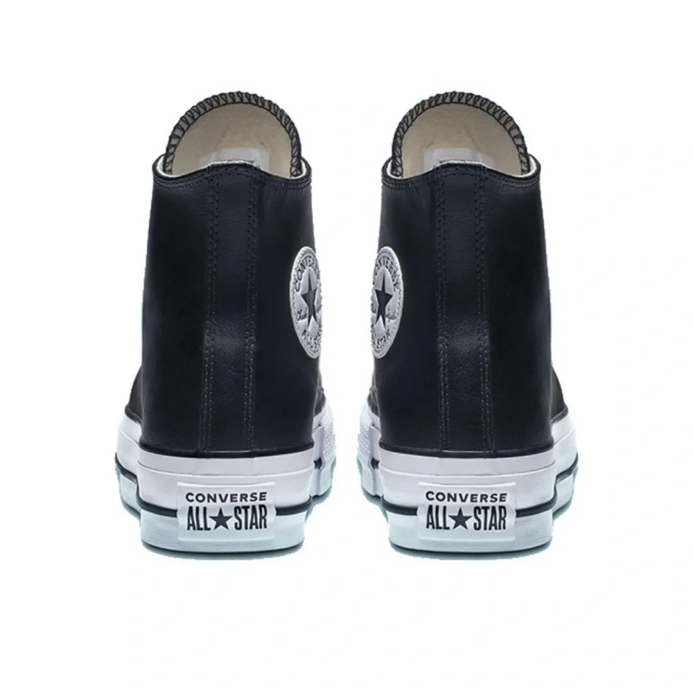 Converse All Star Chuck Taylor All Star Platform Clean Leather High Top - Picture 4 of 5